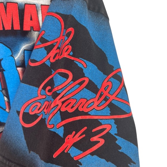 CHASE ATHENTICS DALE EARNHARD #3 Man Made Thunder XL Black T-Shirt Short Sleeve - Picture 3 of 6